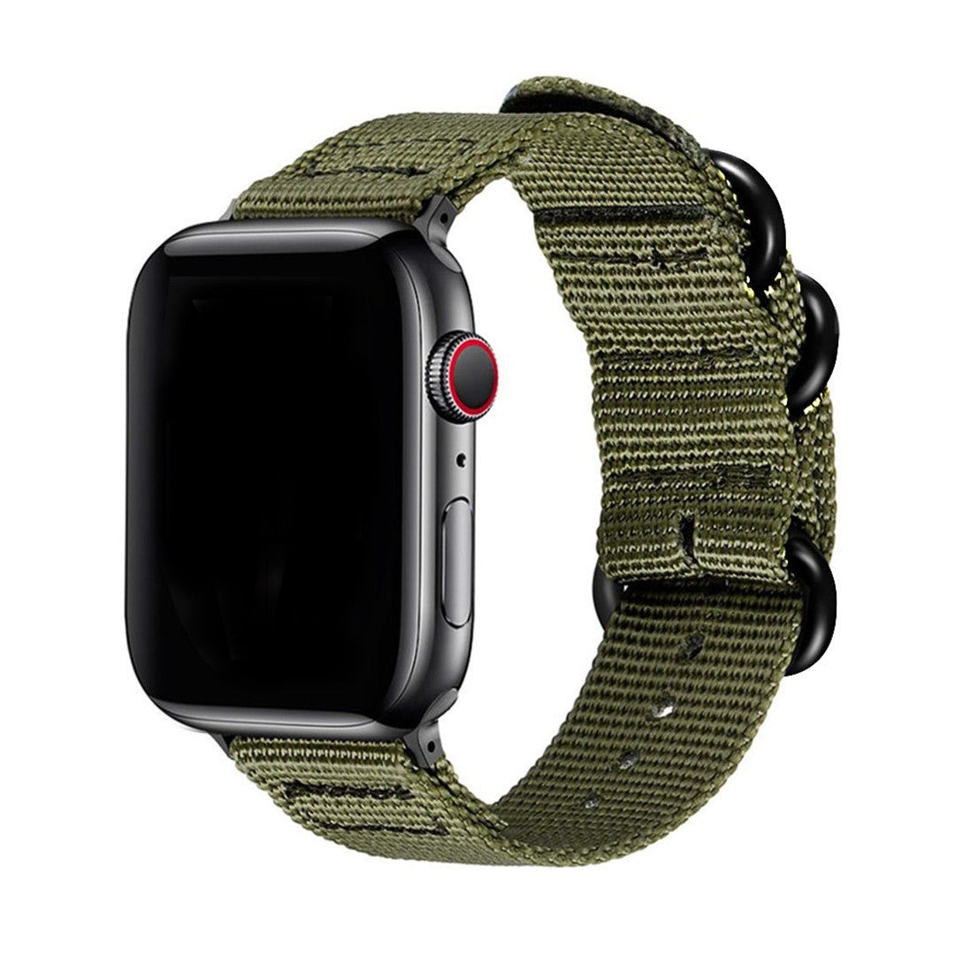 Marcivelle NATO Apple Watch Strap – Lightweight Woven Nylon