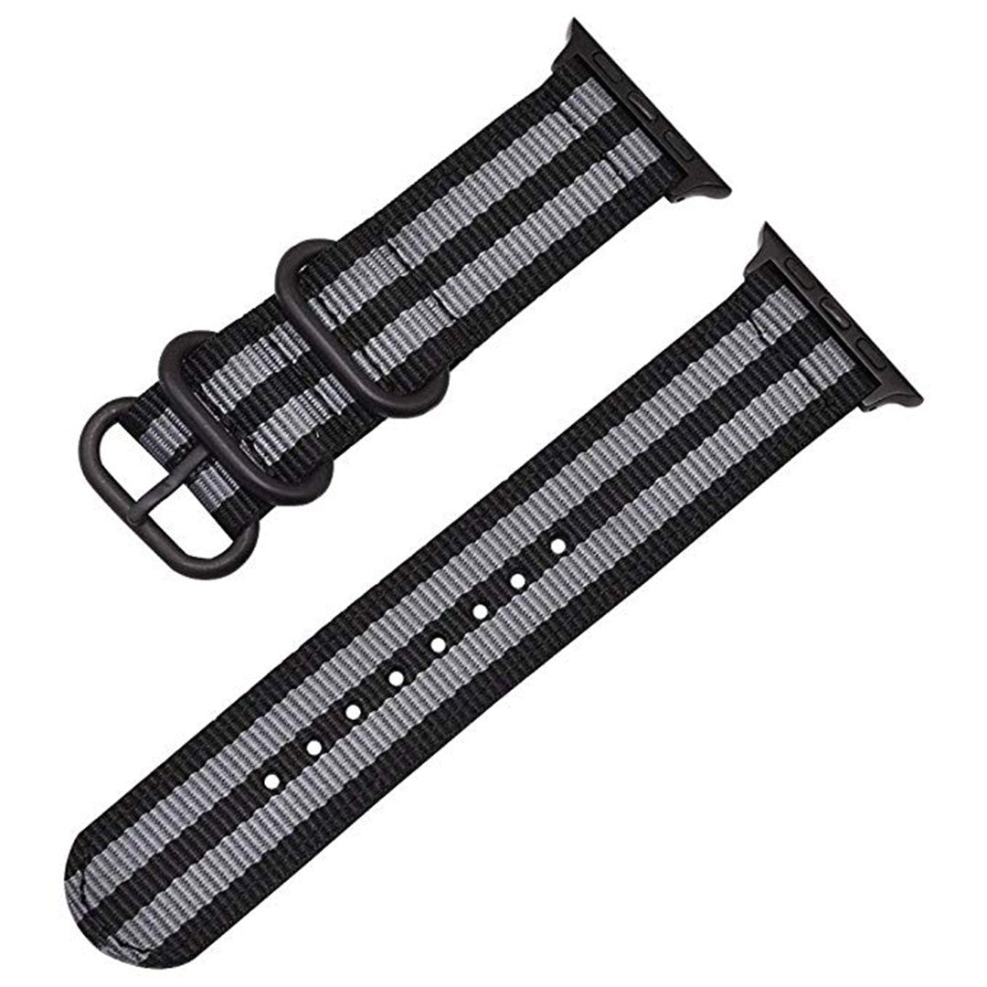Marcivelle NATO Apple Watch Strap – Lightweight Woven Nylon