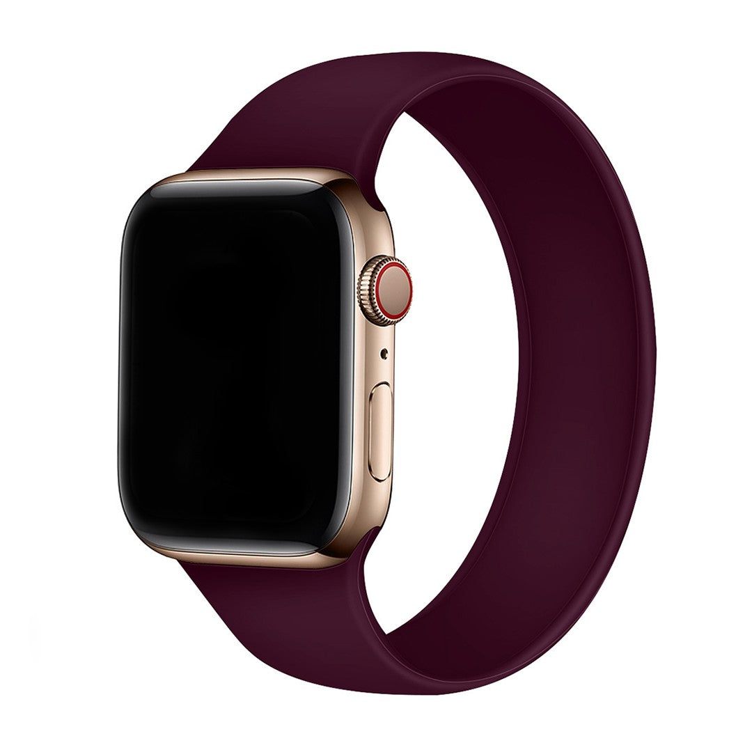 Marcivelle Silicone Solo Loop Apple Watch Band – Soft & Flexible Fit