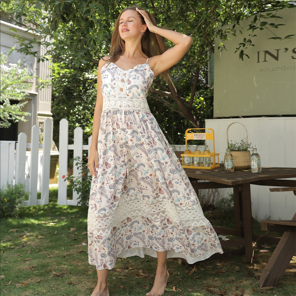 Marigold Floral Sundress