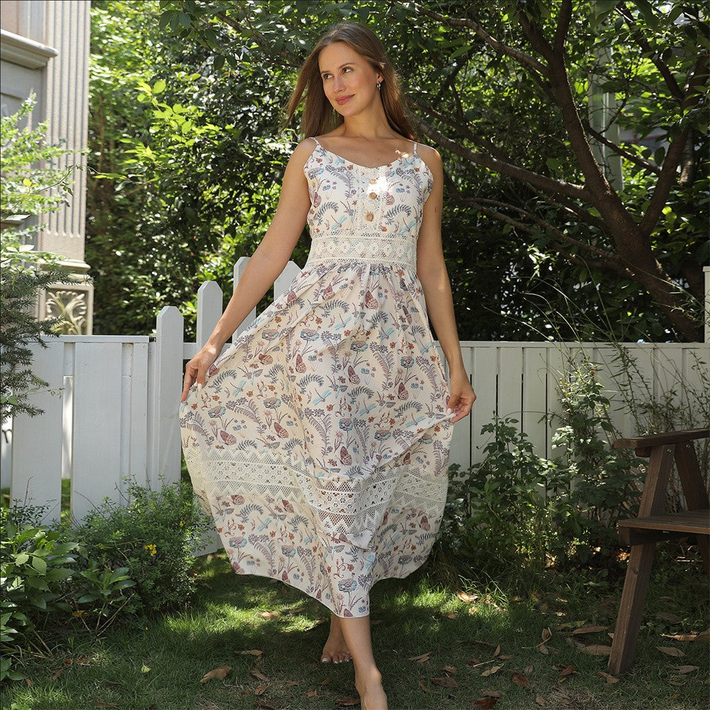 Marigold Floral Sundress