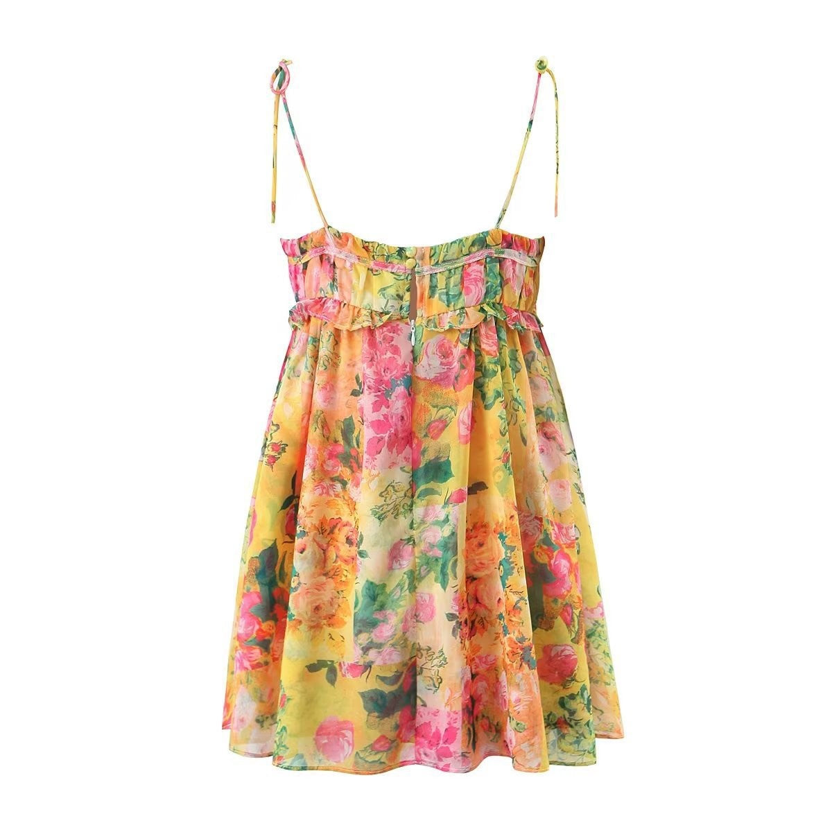 Rosalia Ruffled A-Line Mini