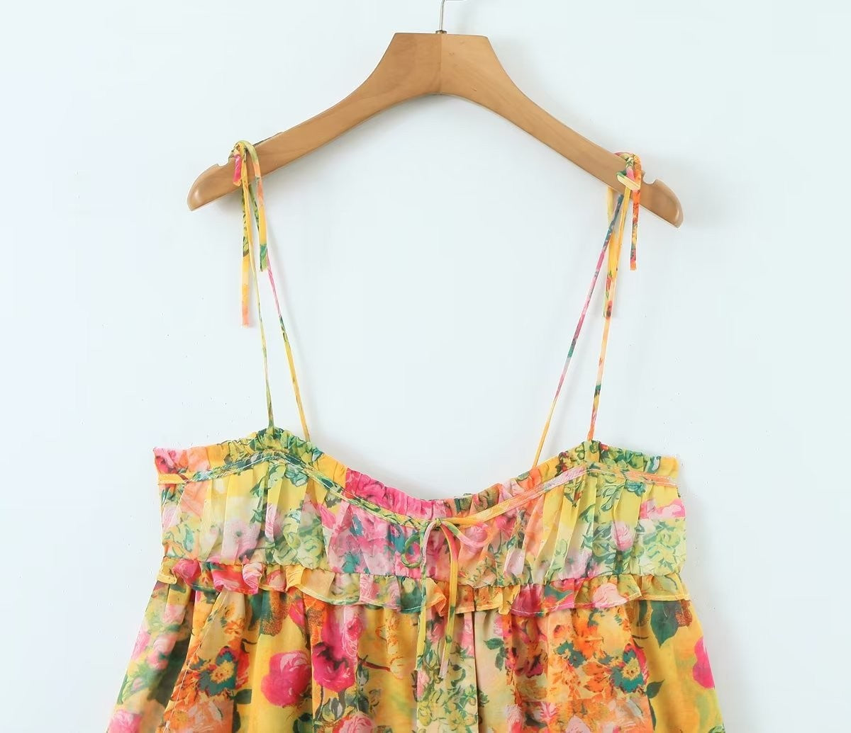 Rosalia Ruffled A-Line Mini