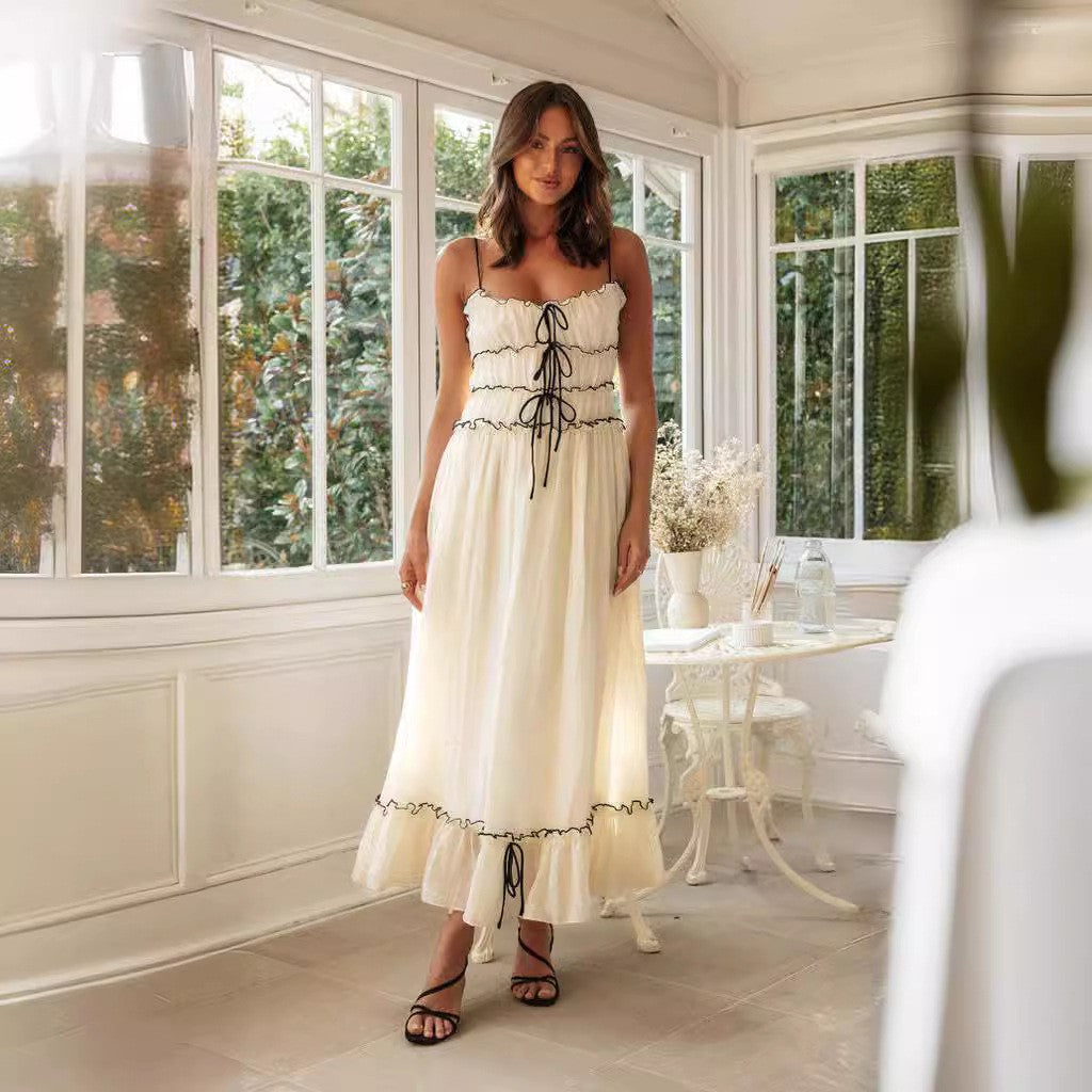 Seraphina Bow Front Maxi Dress