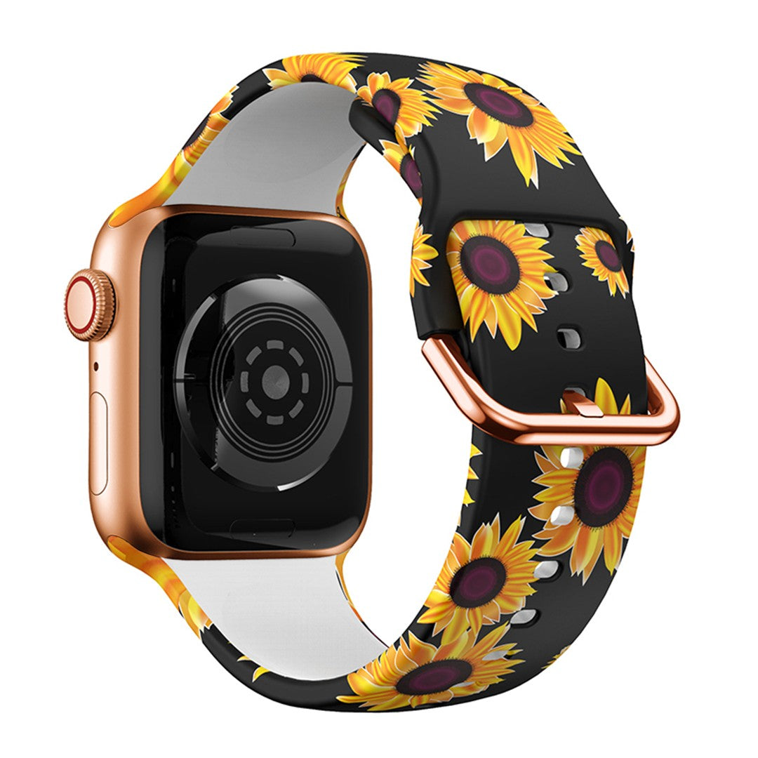 Solessa Printed Silicone Apple Watch Band – Fun & Colorful Designs