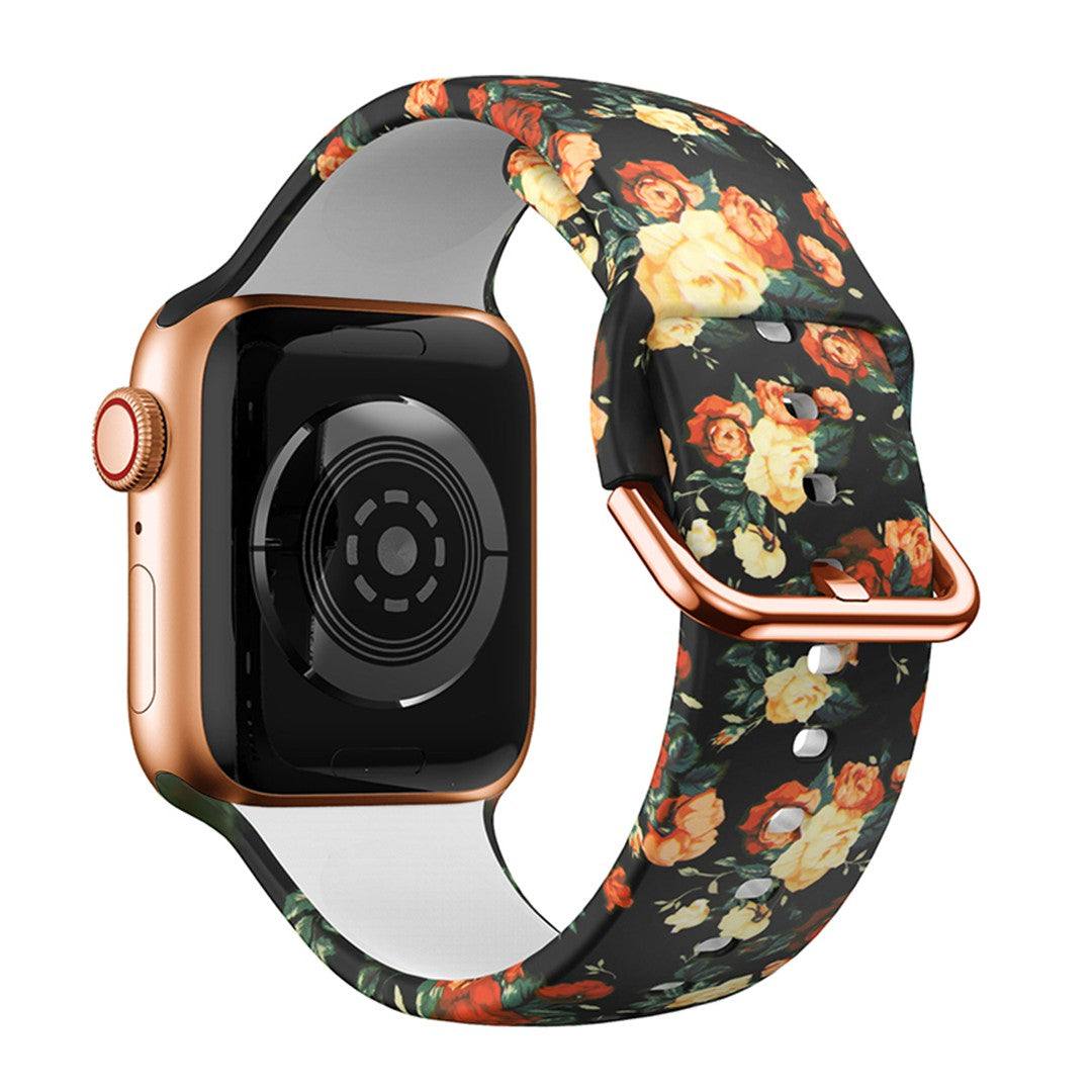 Solessa Printed Silicone Apple Watch Band – Fun & Colorful Designs