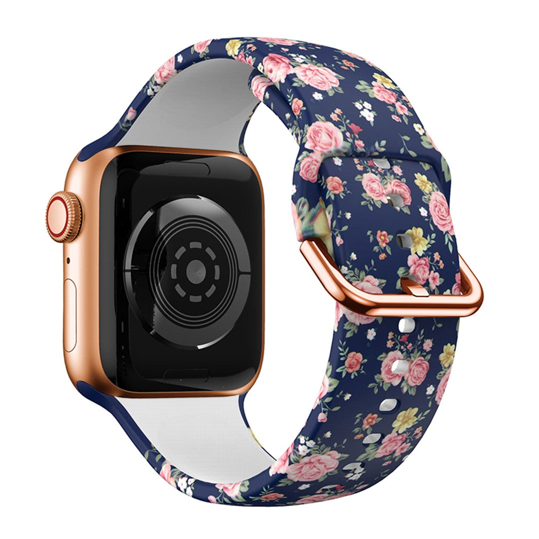 Solessa Printed Silicone Apple Watch Band – Fun & Colorful Designs