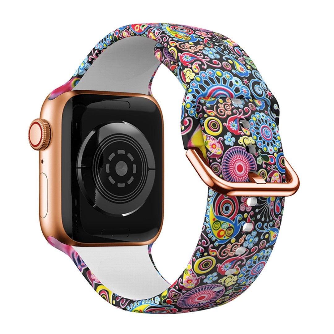 Solessa Printed Silicone Apple Watch Band – Fun & Colorful Designs
