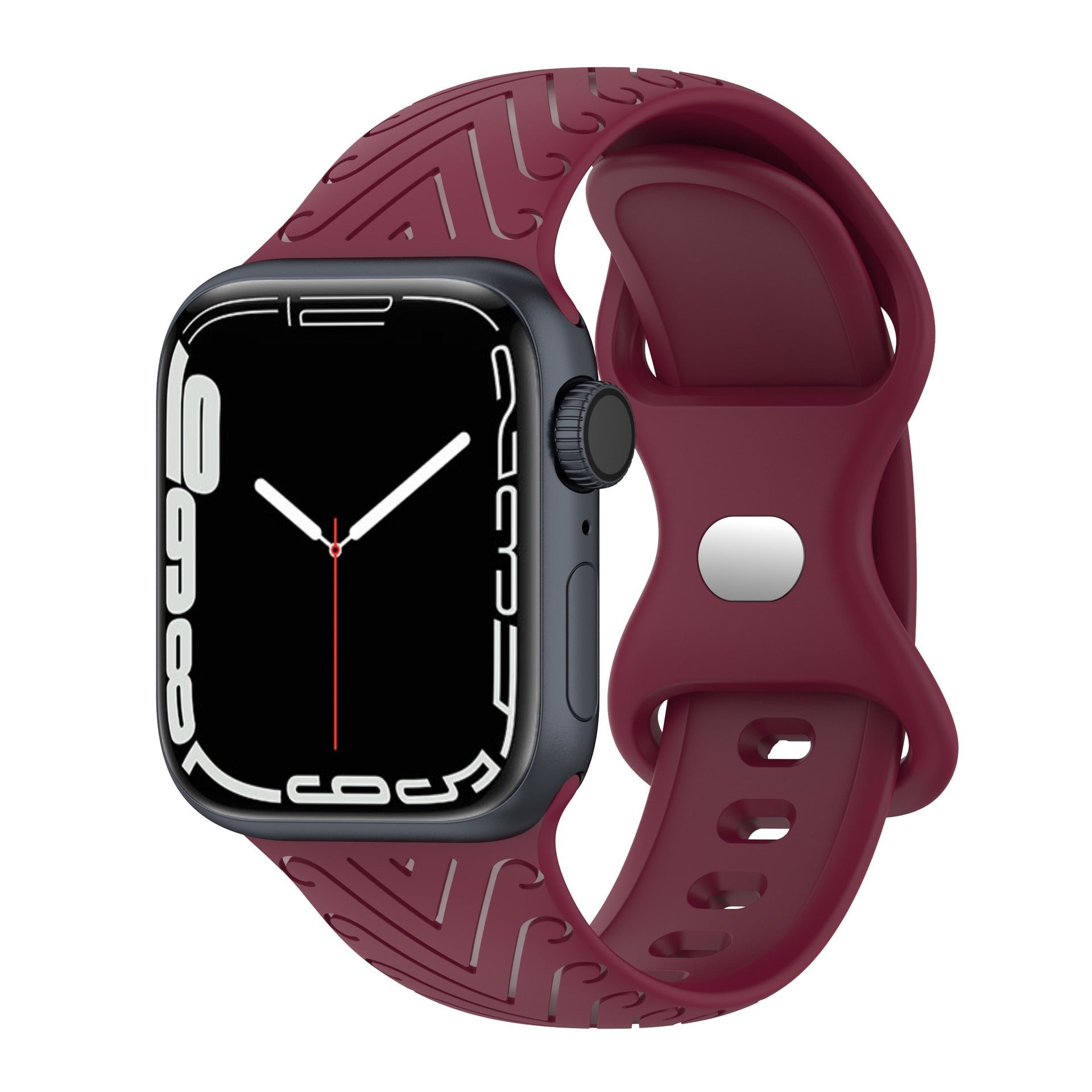 Solvéra FlowFlex Silicone Apple Watch Band – Waterproof & Stylish