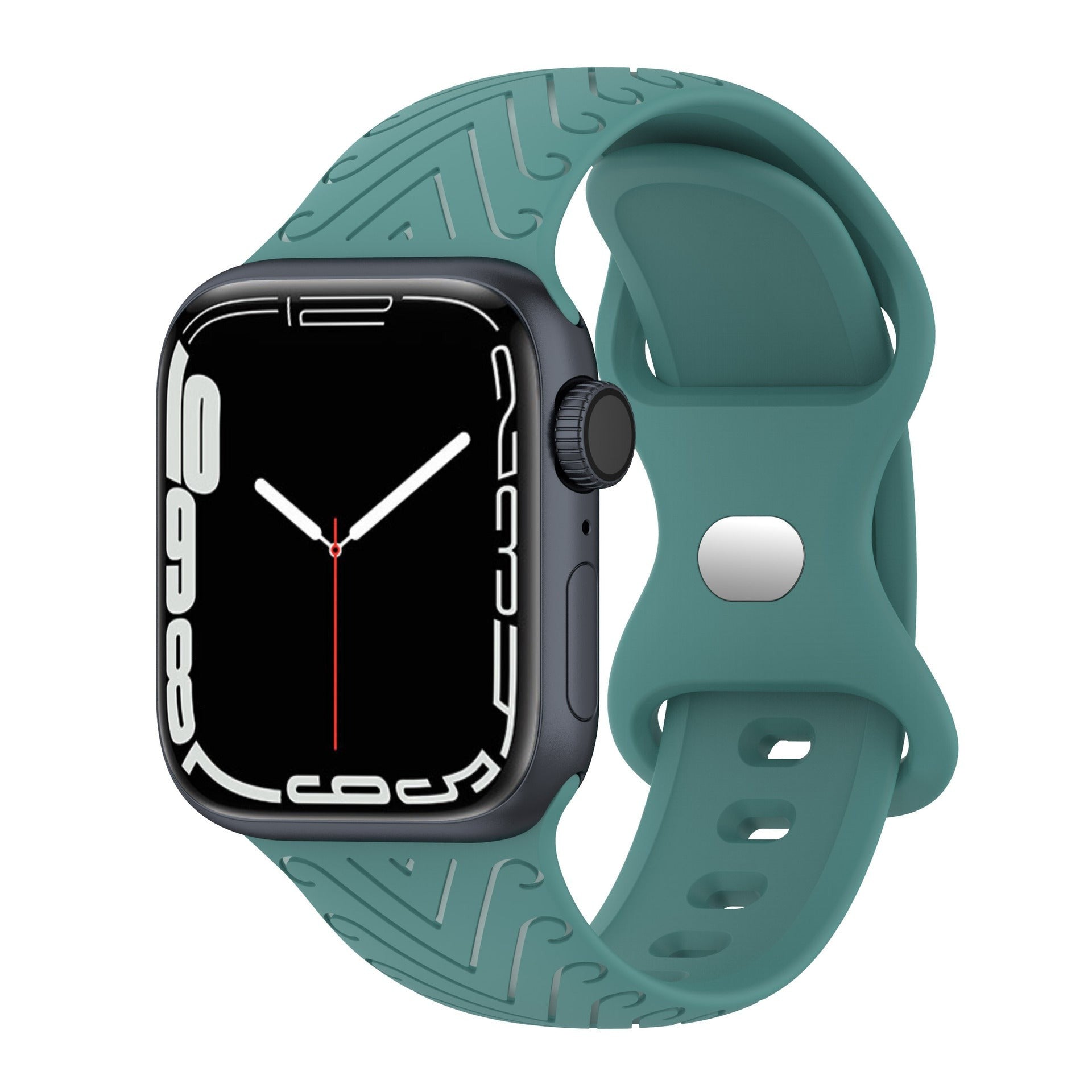 Solvéra FlowFlex Silicone Apple Watch Band – Waterproof & Stylish