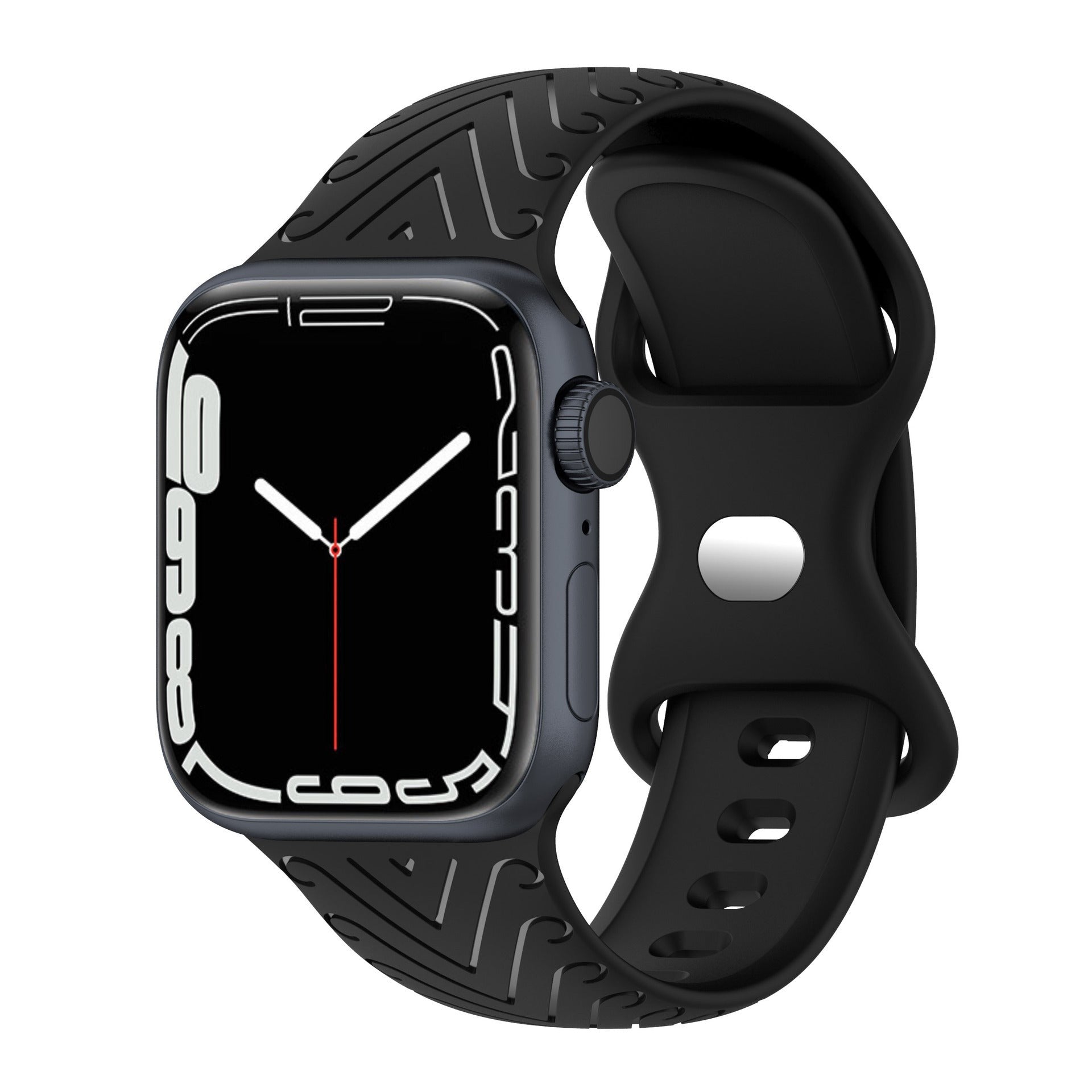 Solvéra FlowFlex Silicone Apple Watch Band – Waterproof & Stylish