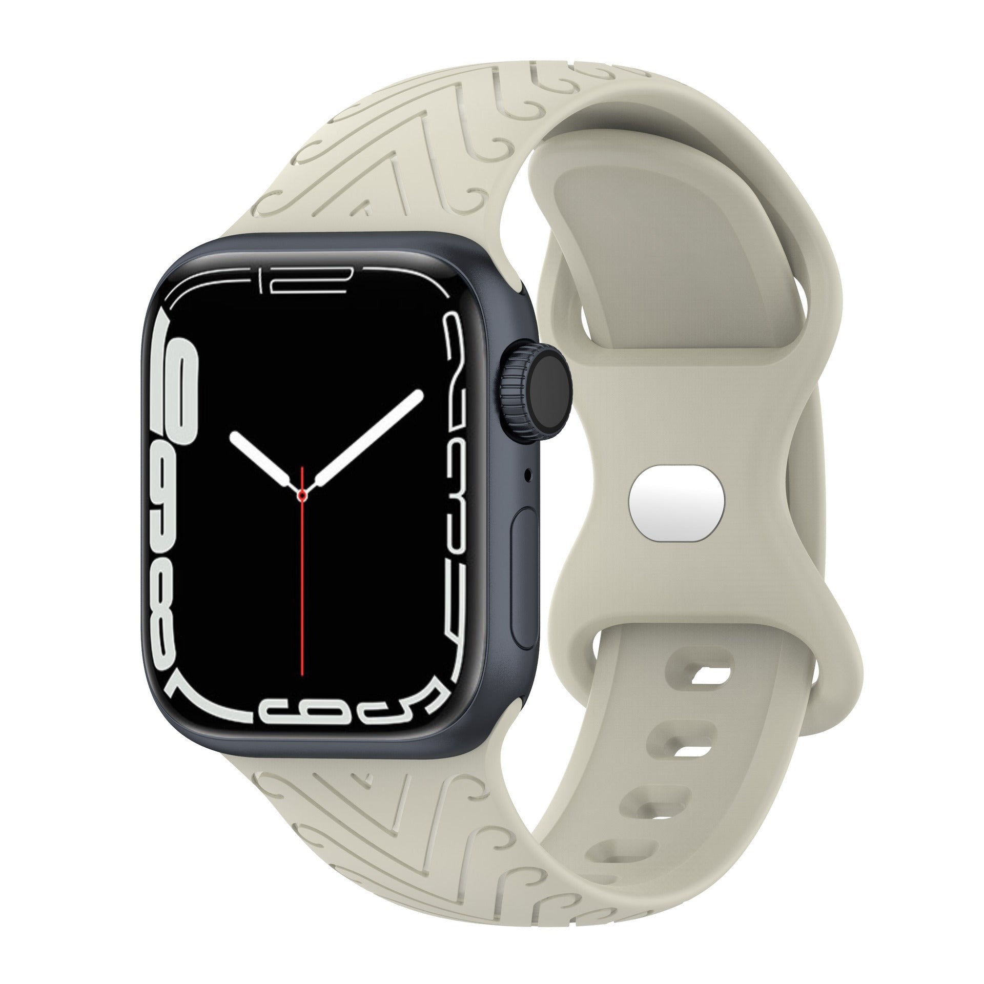 Solvéra FlowFlex Silicone Apple Watch Band – Waterproof & Stylish