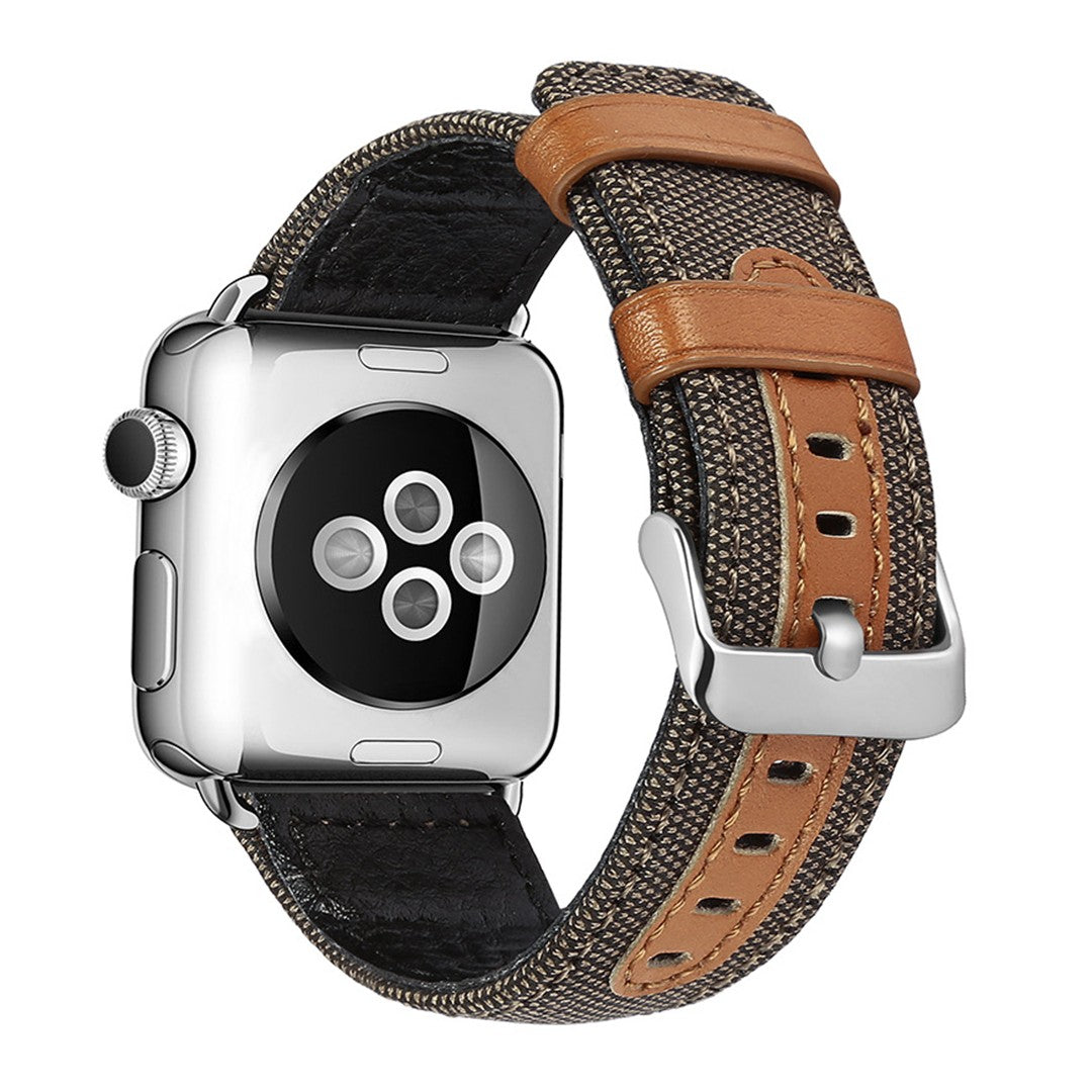 Valoura Fabric Leather Apple Watch Band – Premium Hybrid Design