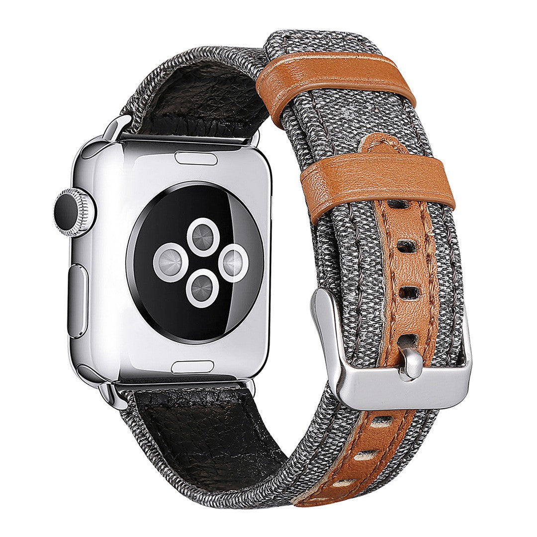Valoura Fabric Leather Apple Watch Band – Premium Hybrid Design
