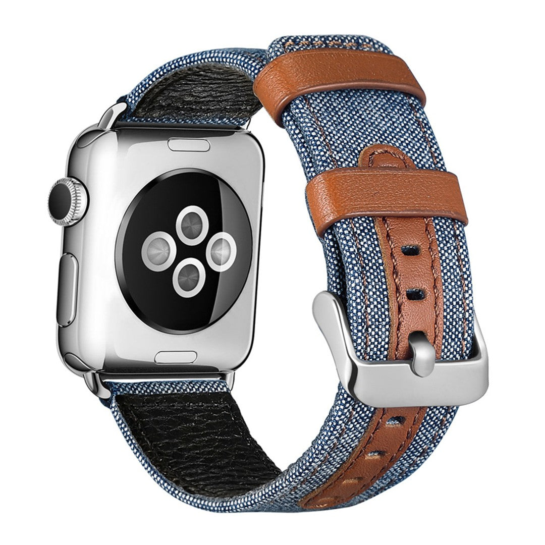 Valoura Fabric Leather Apple Watch Band – Premium Hybrid Design