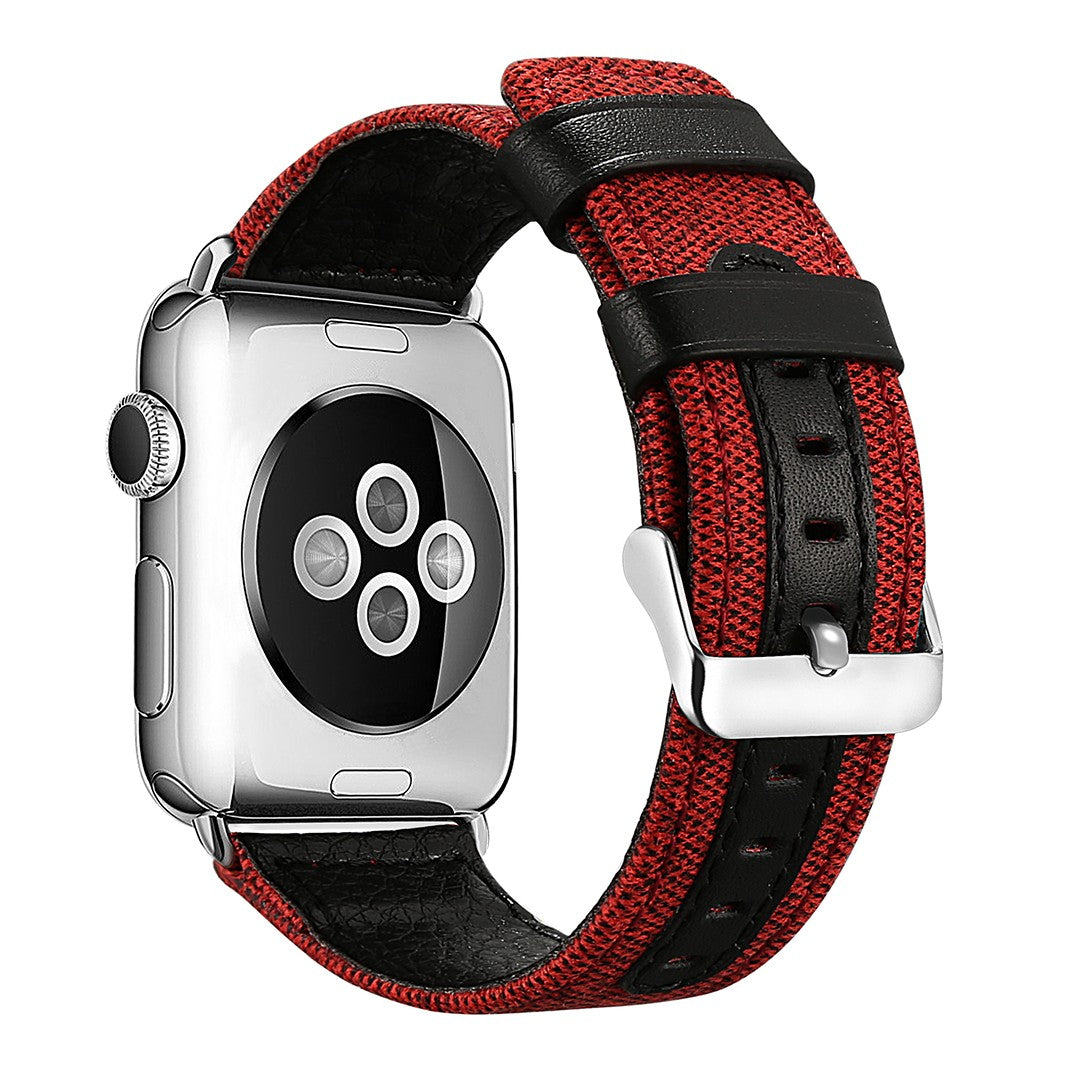 Valoura Fabric Leather Apple Watch Band – Premium Hybrid Design