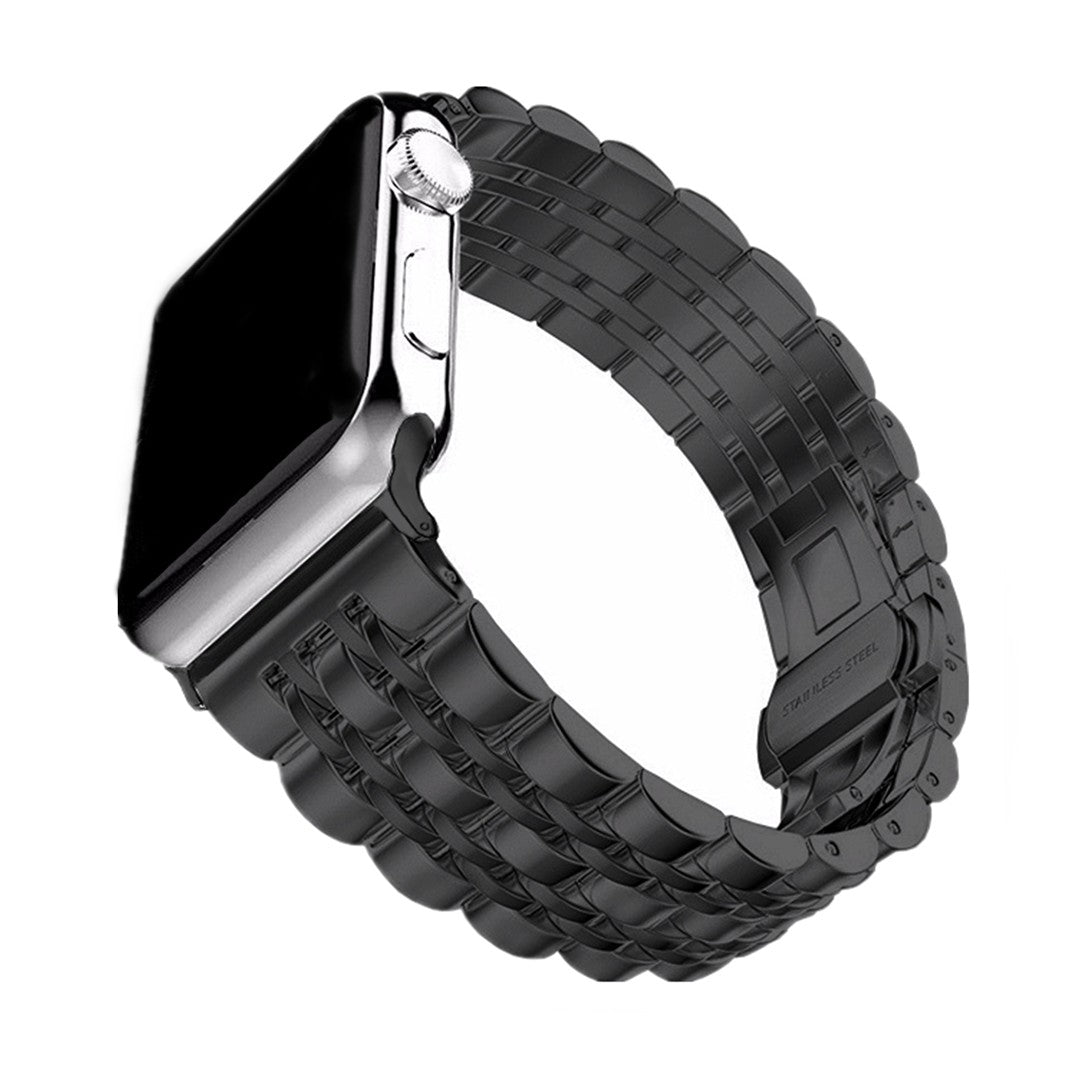 Veloura Presidential Apple Watch Strap – Premium 7-Link Steel Design