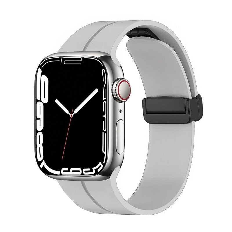 Zenvia Magnetic Silicone Buckle Apple Watch Band – Waterproof & Stylish