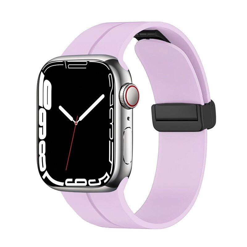 Zenvia Magnetic Silicone Buckle Apple Watch Band – Waterproof & Stylish