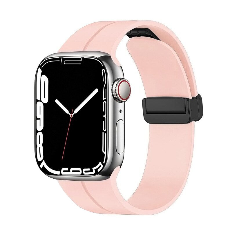 Zenvia Magnetic Silicone Buckle Apple Watch Band – Waterproof & Stylish