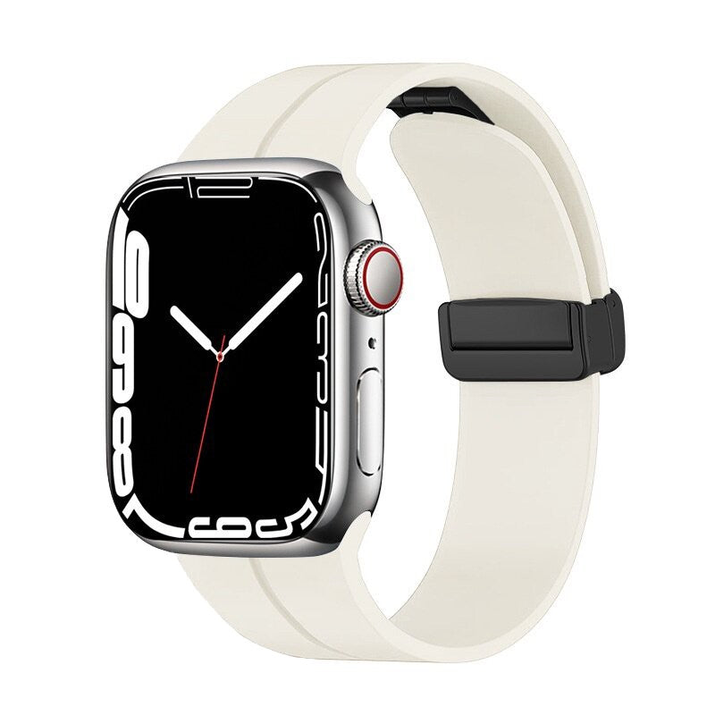 Zenvia Magnetic Silicone Buckle Apple Watch Band – Waterproof & Stylish