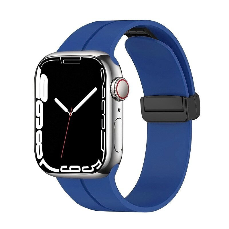 Zenvia Magnetic Silicone Buckle Apple Watch Band – Waterproof & Stylish