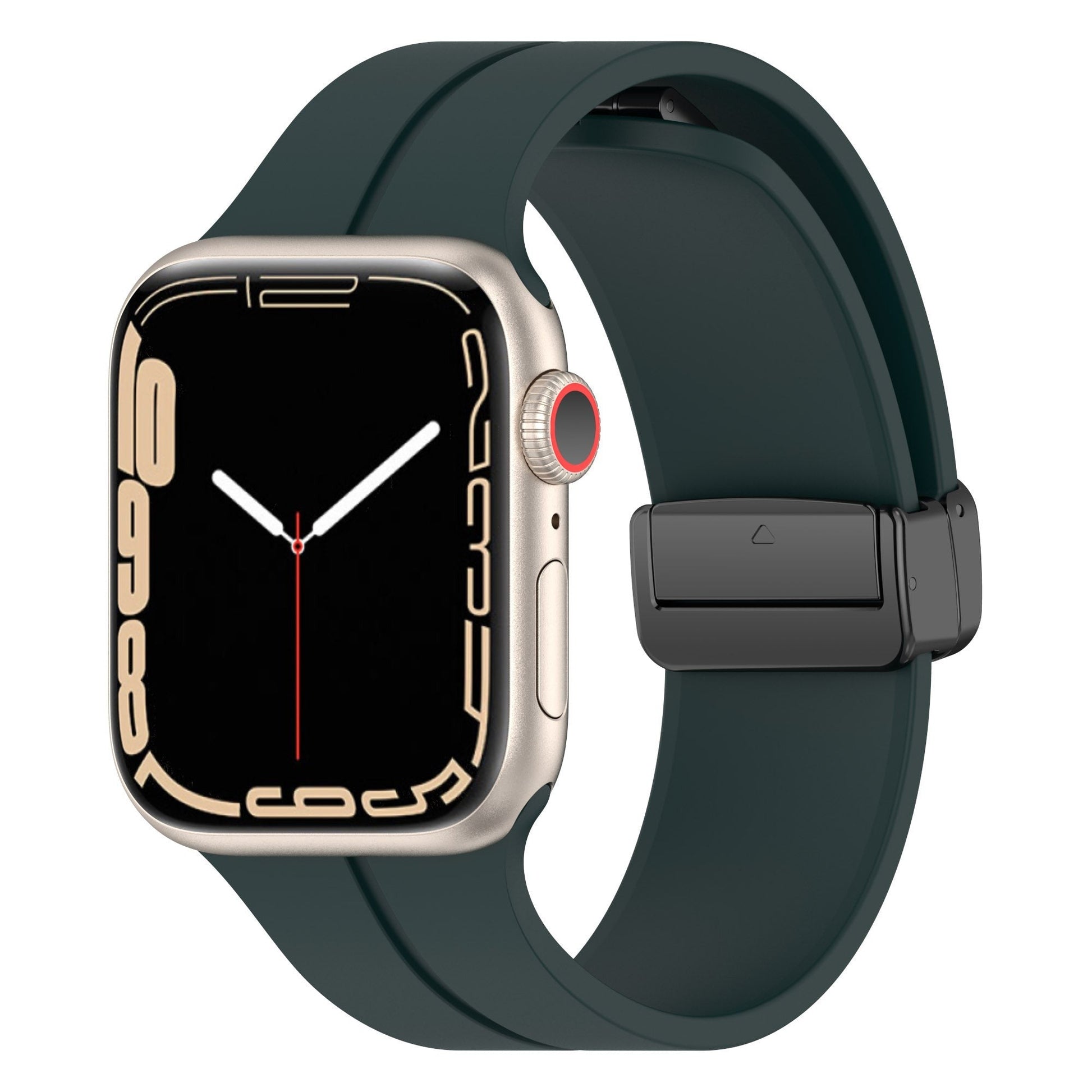 Zenvia Magnetic Silicone Buckle Apple Watch Band – Waterproof & Stylish