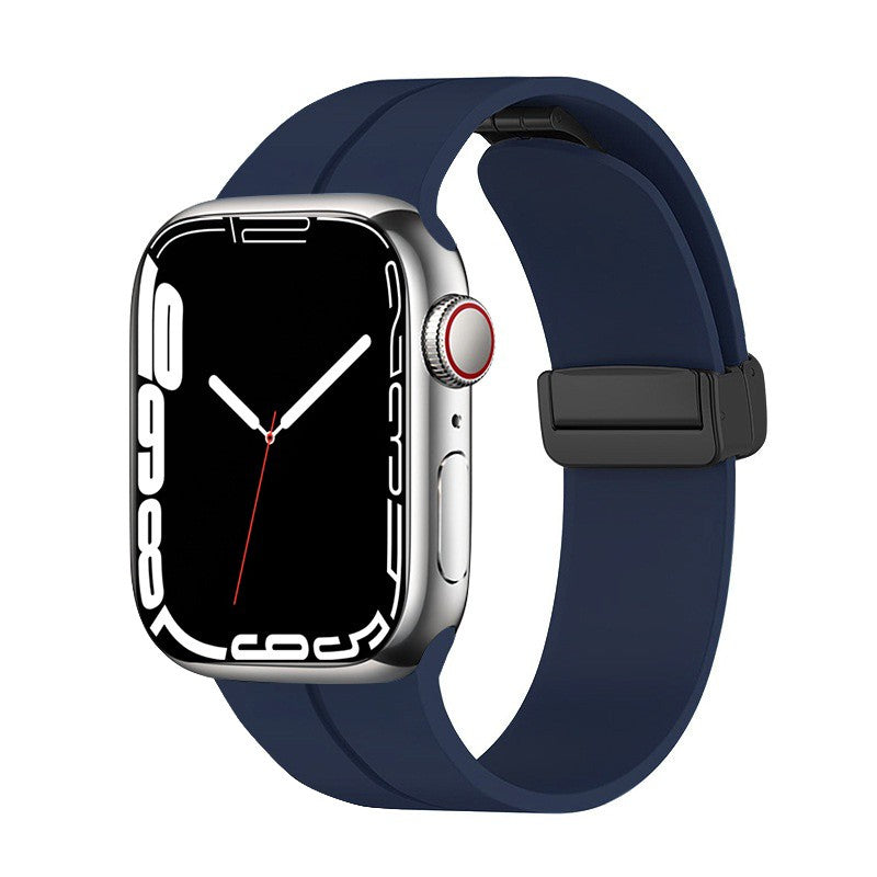 Zenvia Magnetic Silicone Buckle Apple Watch Band – Waterproof & Stylish