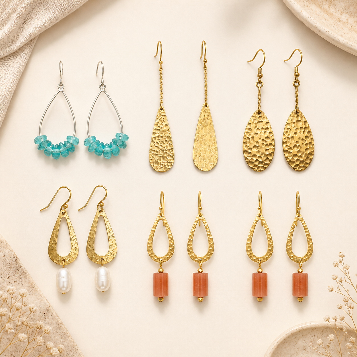 Drop Earrings