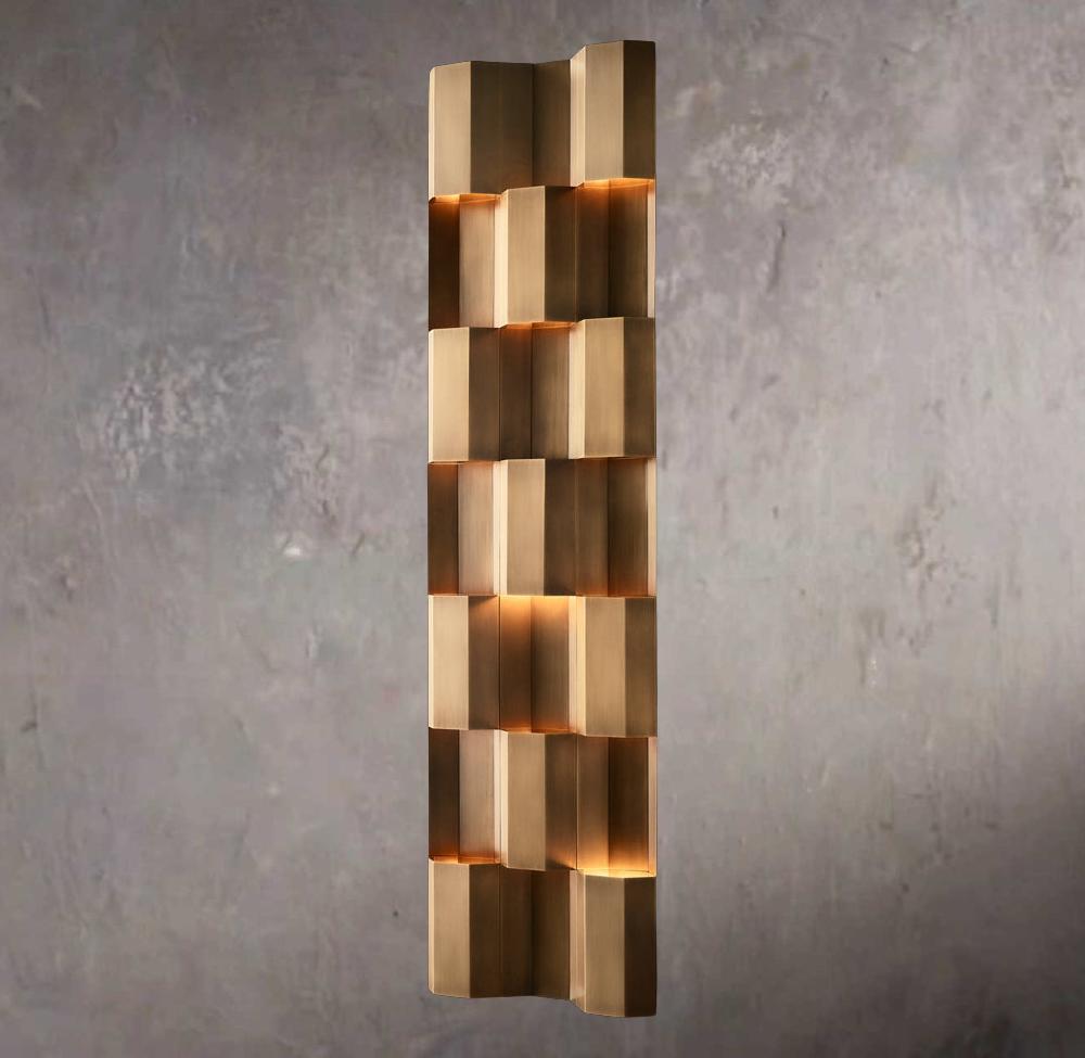 Contemporary Lattice Grand Wall Sconce