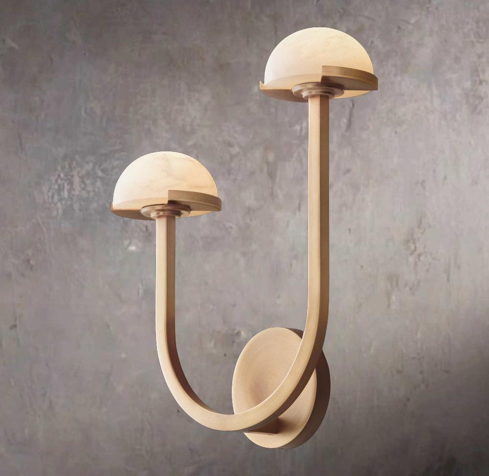 Pedras Dual Left Wall Sconce