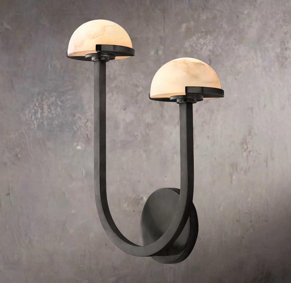 Pedras Dual Arm Right Wall Sconce