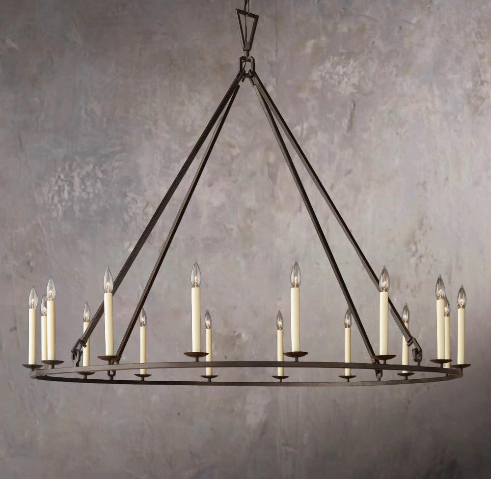 19TH C. BRITISH FILIGREE CIRCULAR CHANDELIER 60"