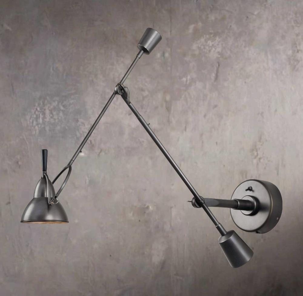 Counterbalanced Swing-Arm Wall Sconce