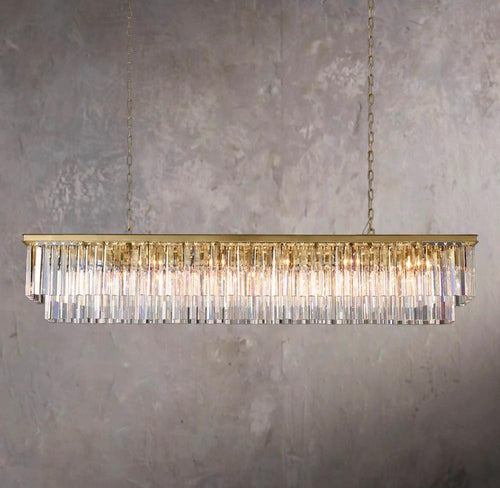 1920s Odeon Linear Pendant Light 72"
