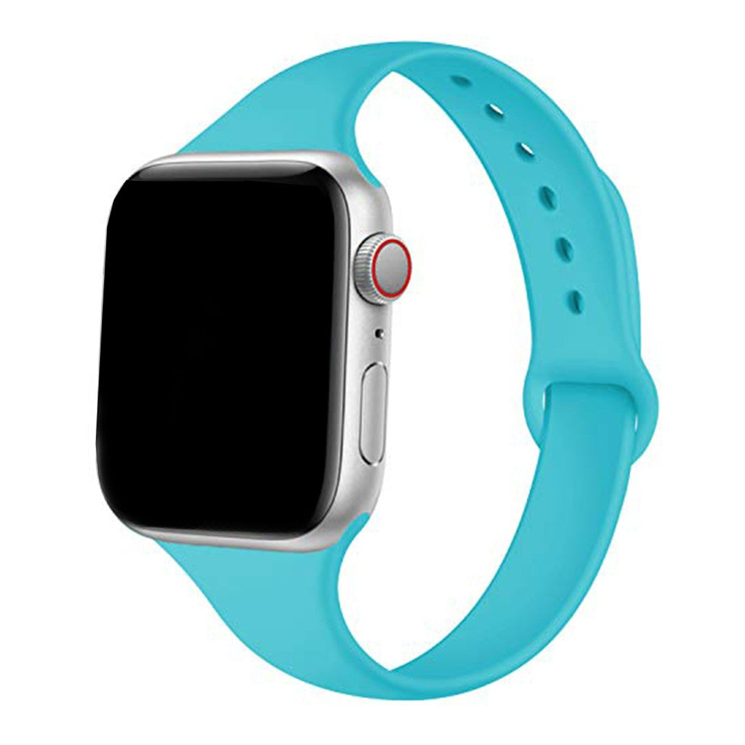 Aurivelle Slim Silicone Apple Watch Band – Minimalist Waterproof Design