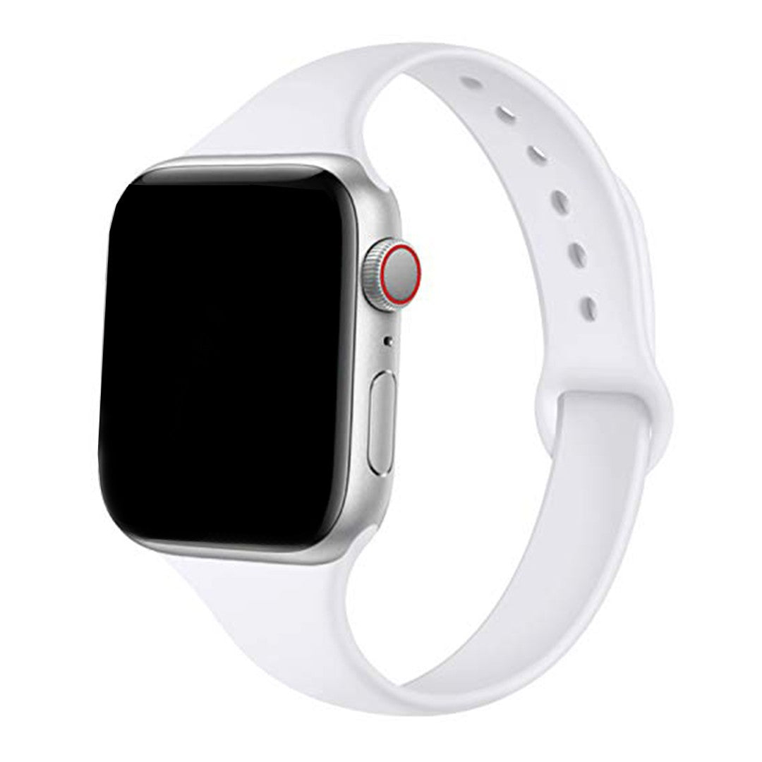 Aurivelle Slim Silicone Apple Watch Band – Minimalist Waterproof Design