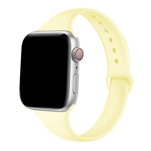 Aurivelle Slim Silicone Apple Watch Band – Minimalist Waterproof Design