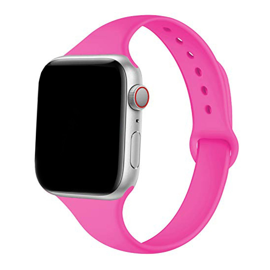 Aurivelle Slim Silicone Apple Watch Band – Minimalist Waterproof Design