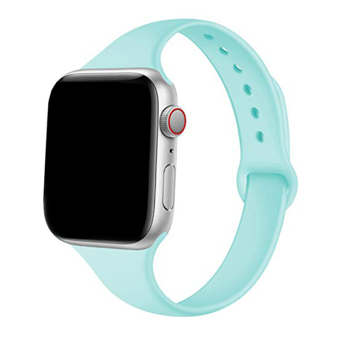 Aurivelle Slim Silicone Apple Watch Band – Minimalist Waterproof Design