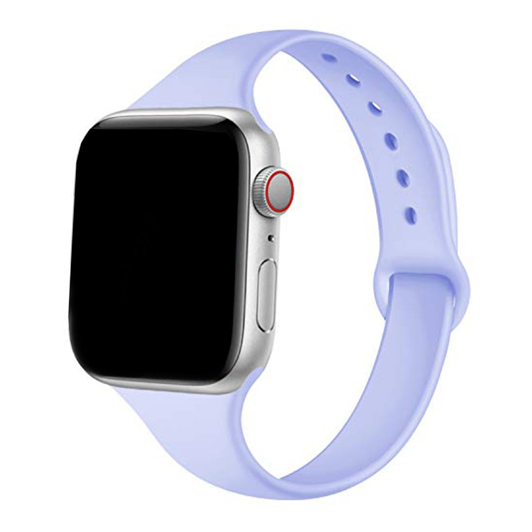 Aurivelle Slim Silicone Apple Watch Band – Minimalist Waterproof Design