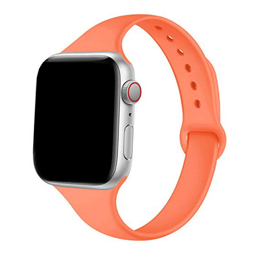 Aurivelle Slim Silicone Apple Watch Band – Minimalist Waterproof Design