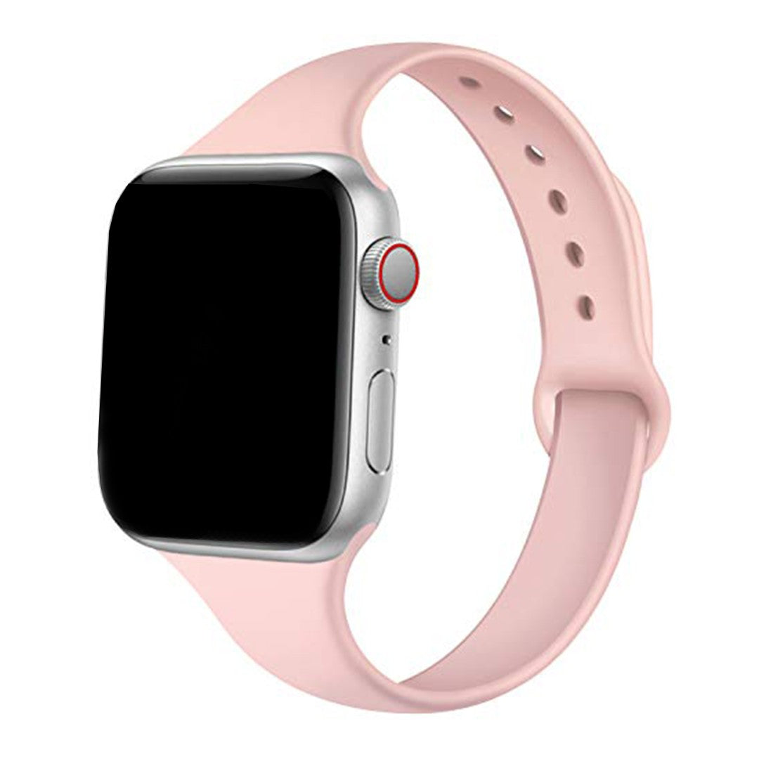 Aurivelle Slim Silicone Apple Watch Band – Minimalist Waterproof Design