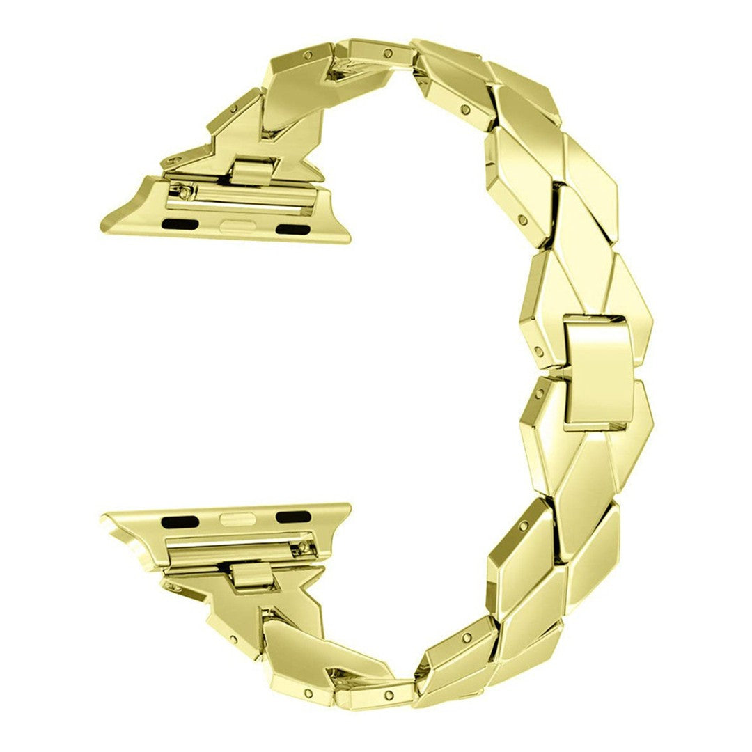 Calivra Lux Diamond Bracelet Apple Watch Band – Slim Stainless Steel Design