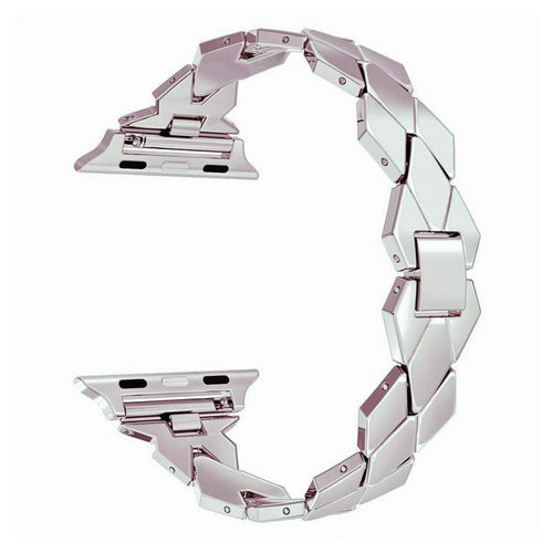Calivra Lux Diamond Bracelet Apple Watch Band – Slim Stainless Steel Design
