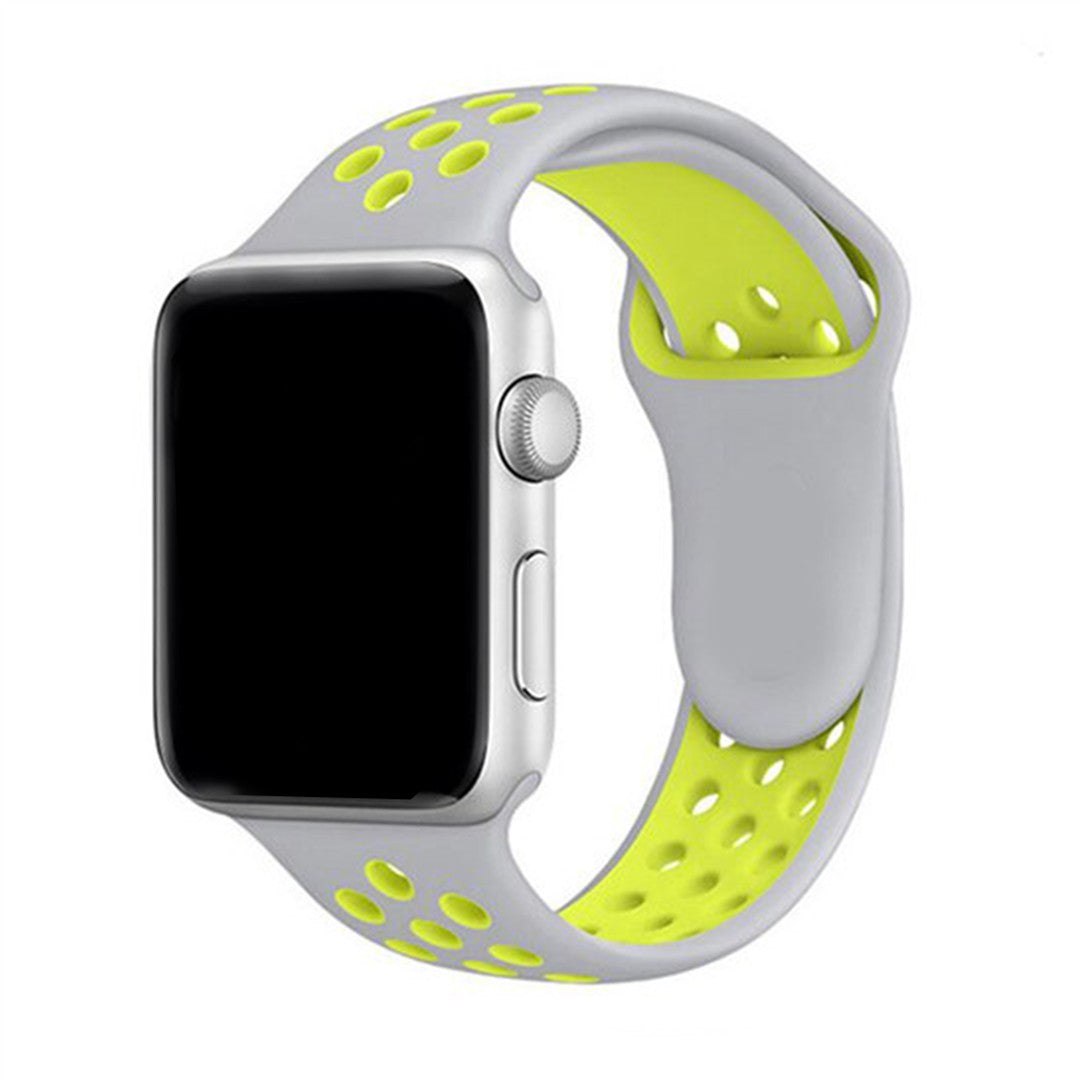 Calivra Sport Silicone Apple Watch Strap – Soft & Breathable Fit