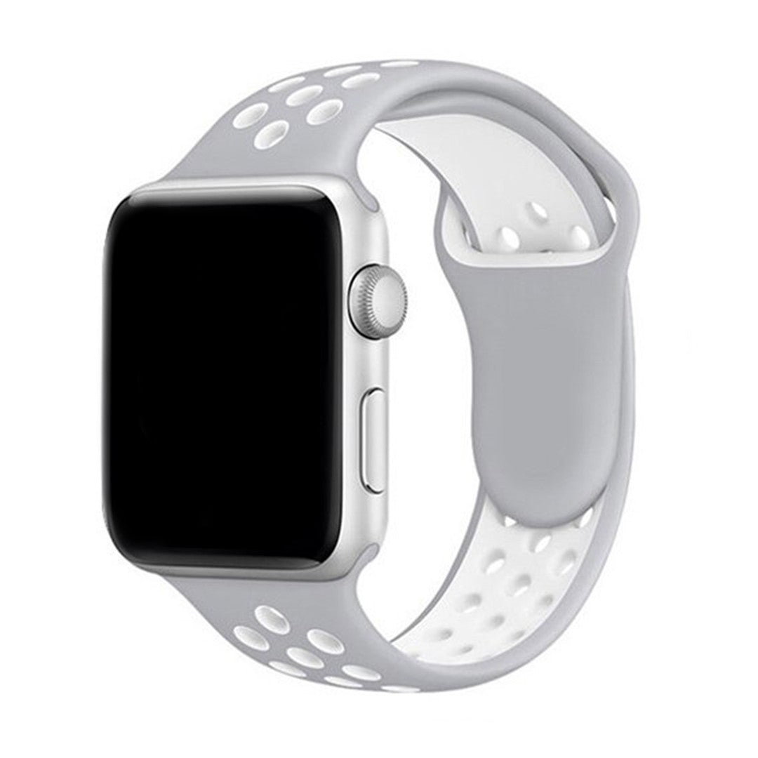 Calivra Sport Silicone Apple Watch Strap – Soft & Breathable Fit