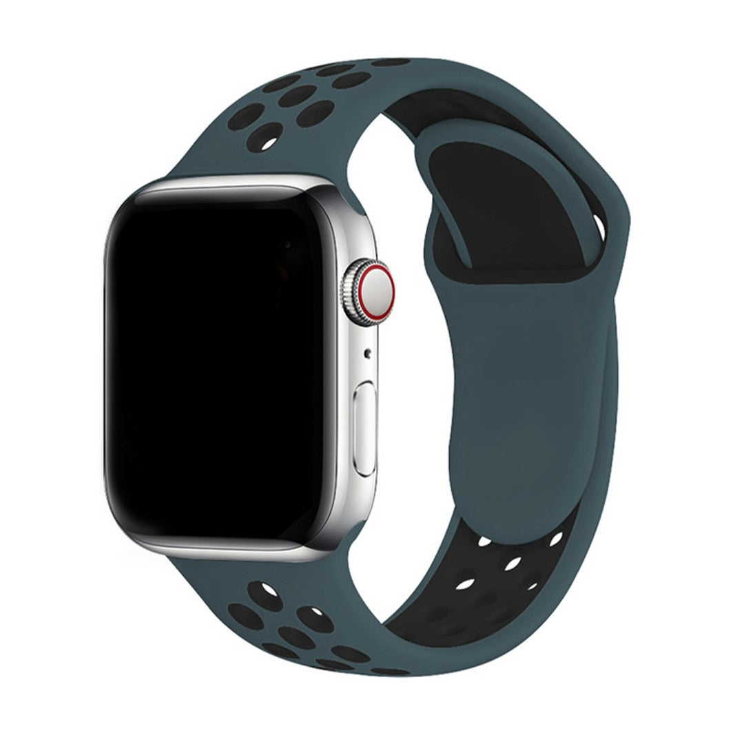Calivra Sport Silicone Apple Watch Strap – Soft & Breathable Fit