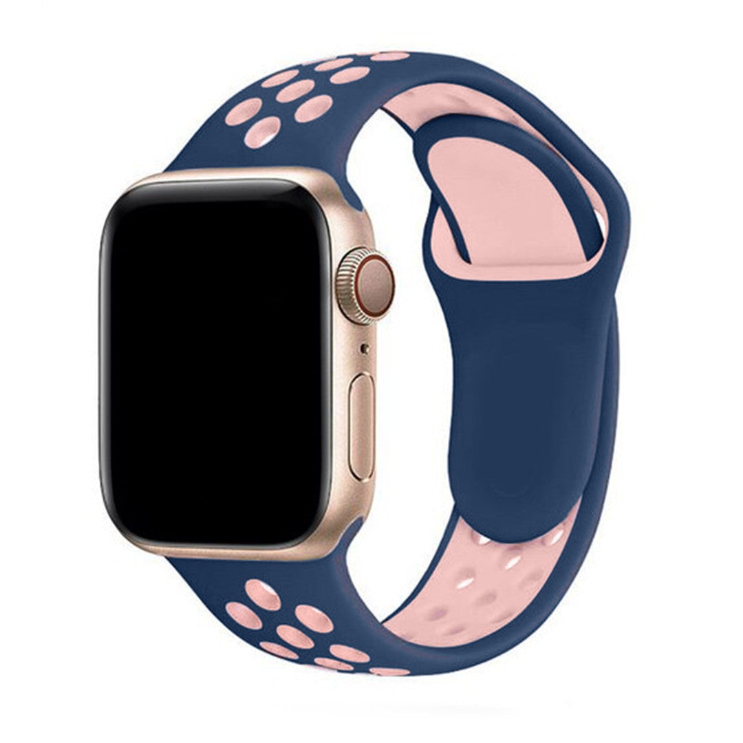 Calivra Sport Silicone Apple Watch Strap – Soft & Breathable Fit