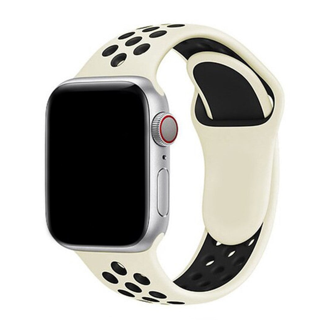 Calivra Sport Silicone Apple Watch Strap – Soft & Breathable Fit